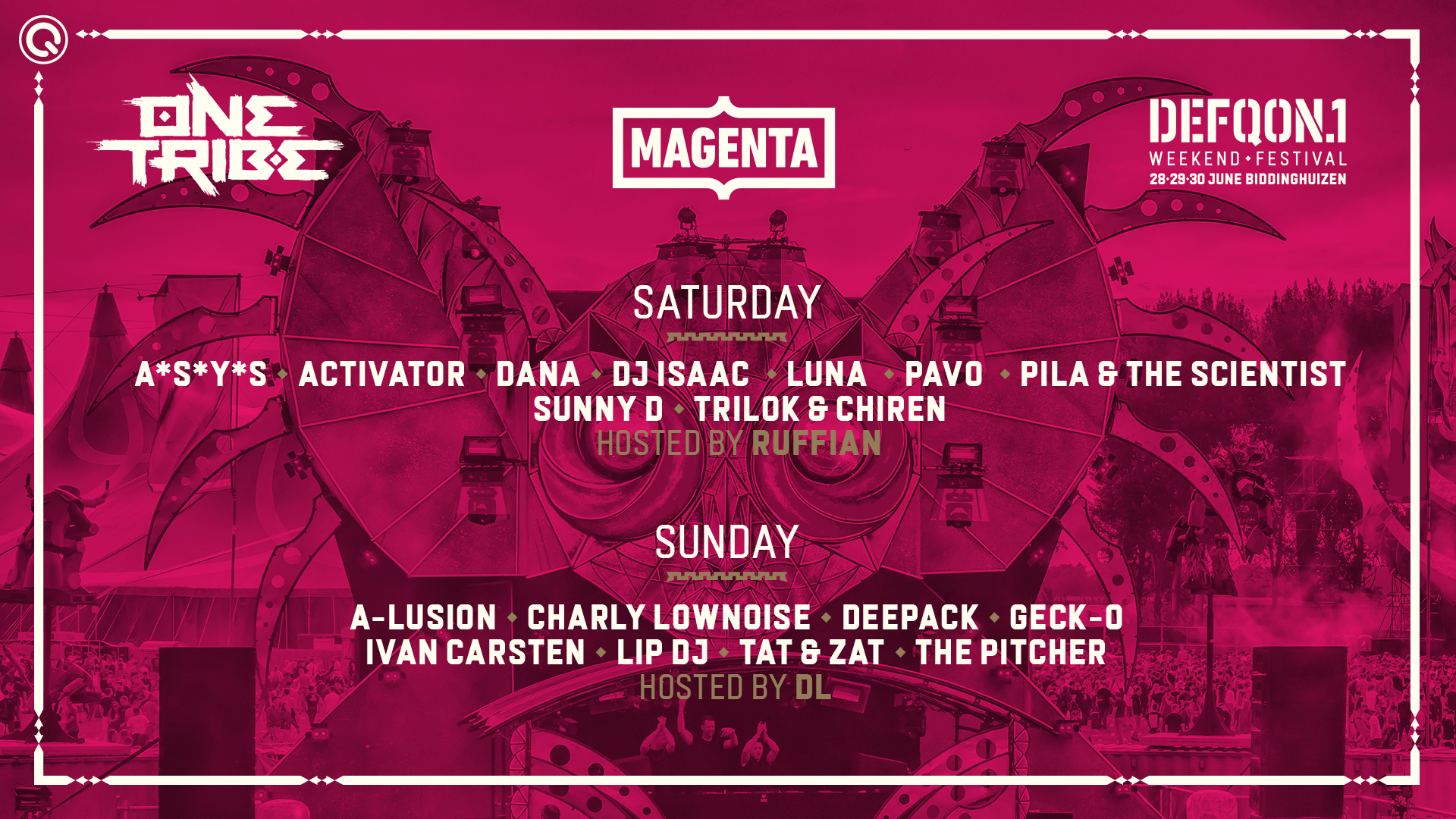 Q-dance  Weekend Festival 2019 | MAGENTA: always epic - from  early to classic